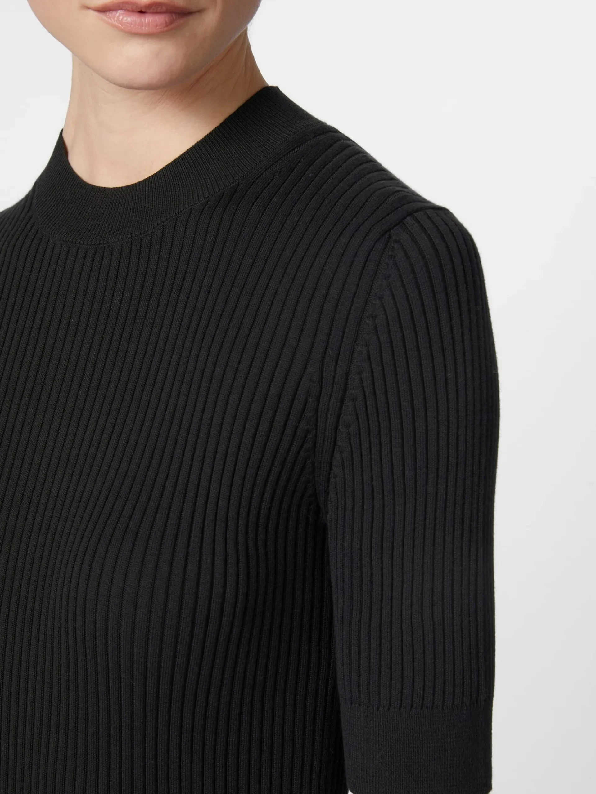 Damen-T-Shirt Rippe