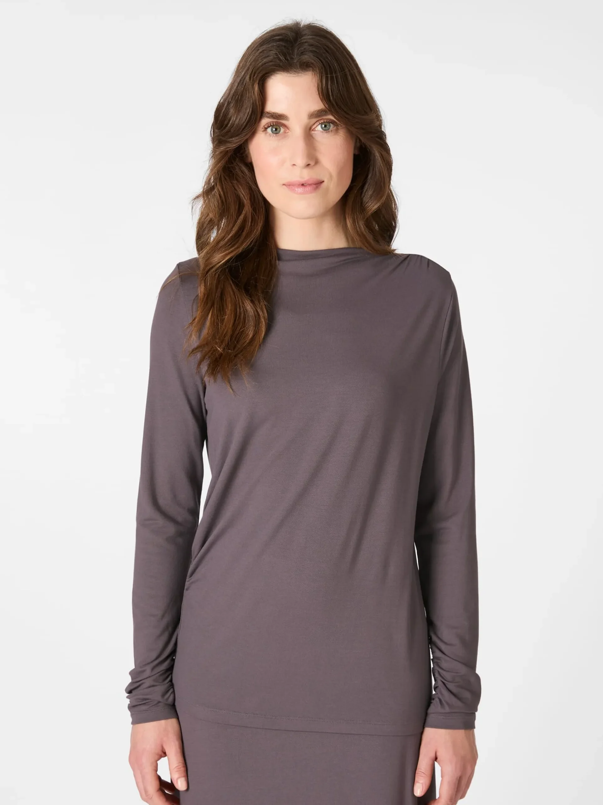 Damen-Viskoseshirt Piqué