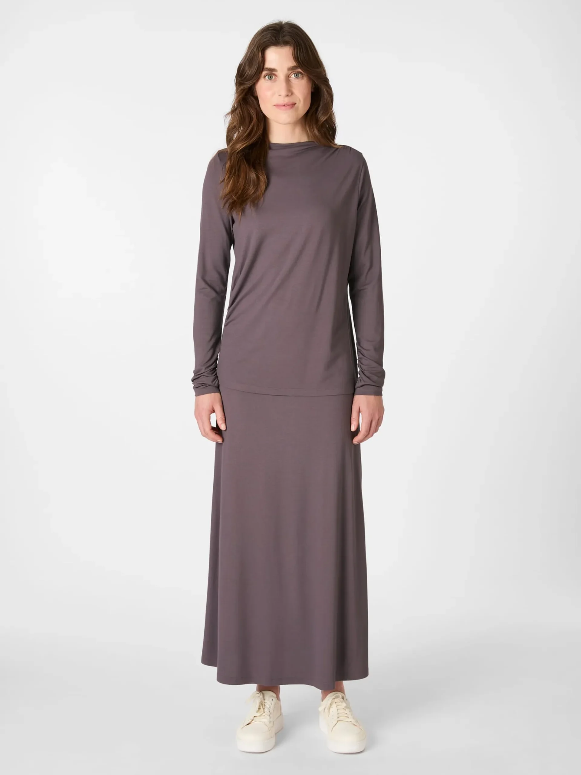Damen-Viskoseshirt Piqué