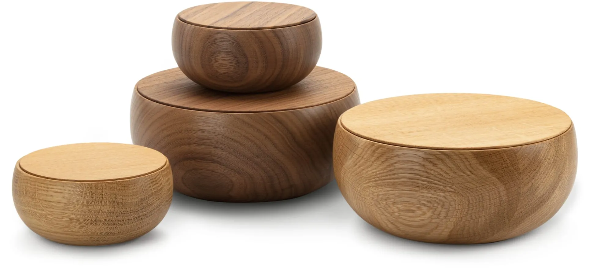 Deckeldose Massivholz