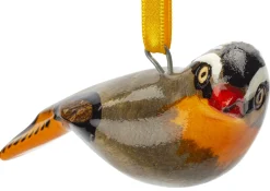 Dekovogel Holz handgeschnitzt