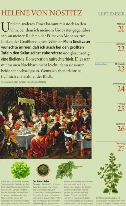 Der literarische Küchenkalender 2026