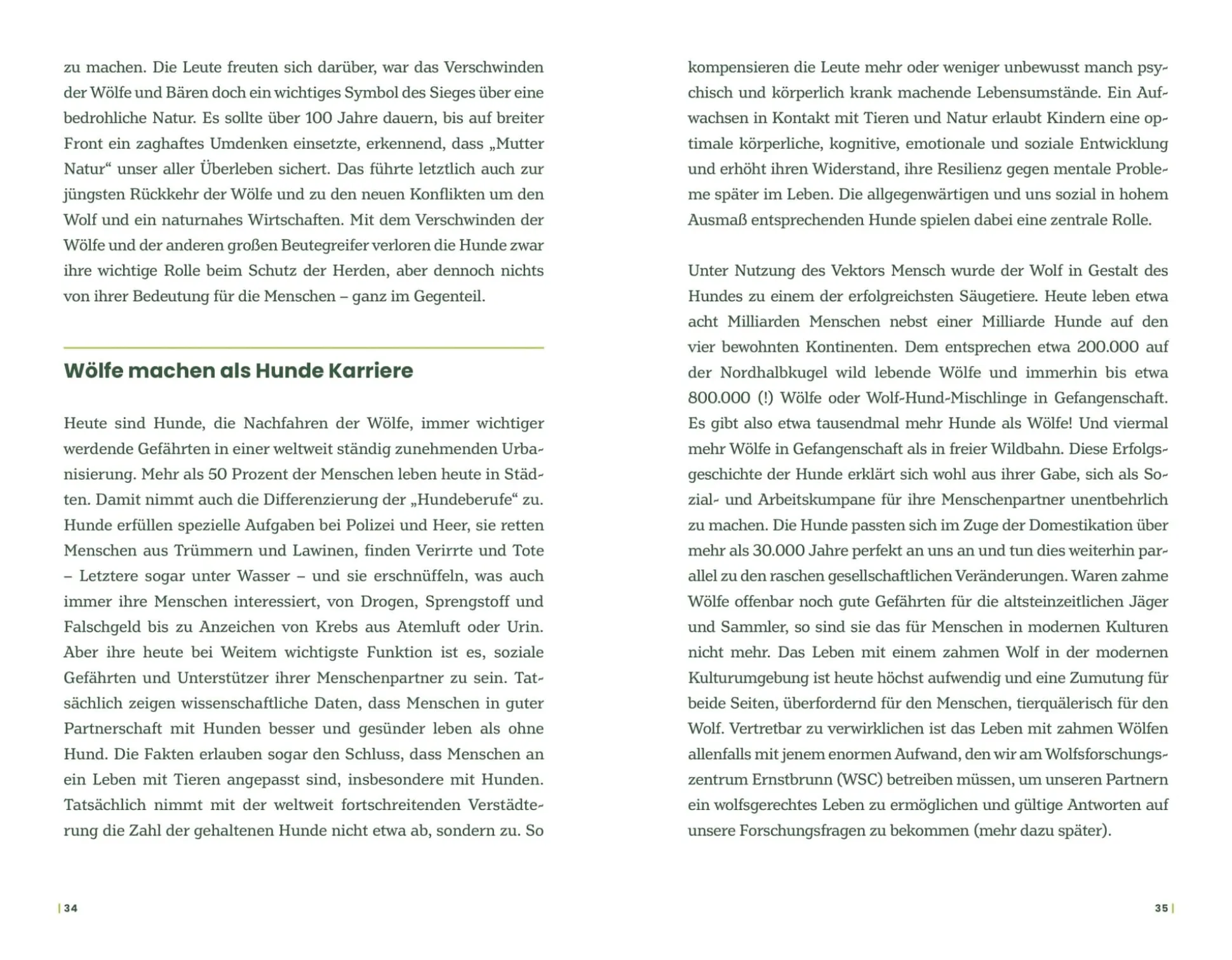 Der Wolf und wir