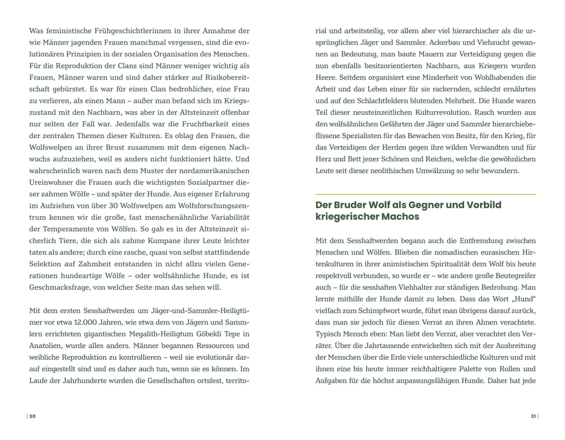 Der Wolf und wir