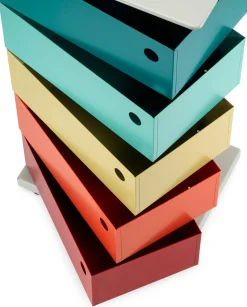 Drehladen-Container Stahlblech 5-fach Polychrom Dario