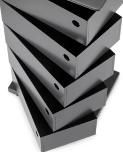 Drehladen-Container Stahlblech 5-fach anthrazit