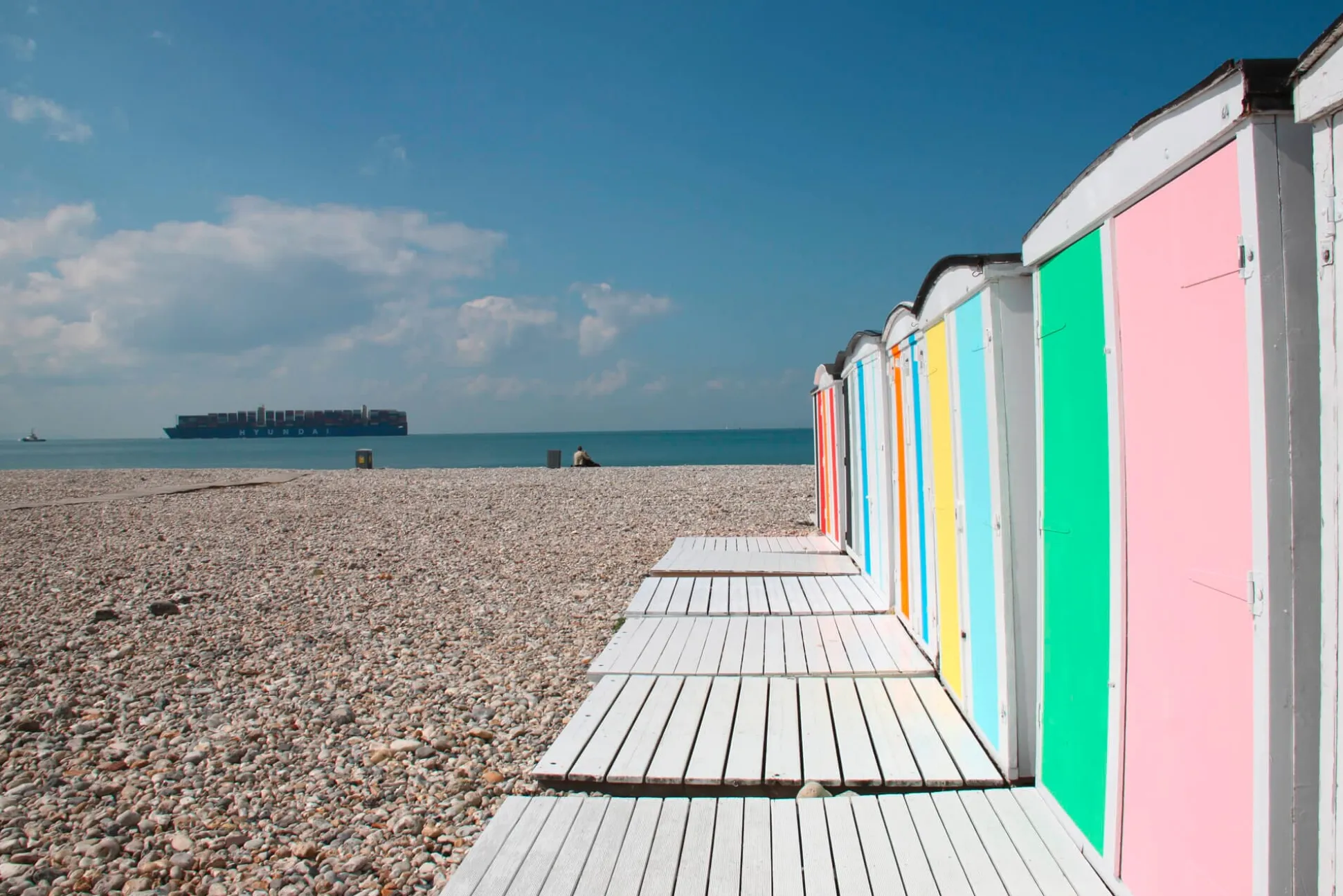 Duschtuch Colours on the Beach