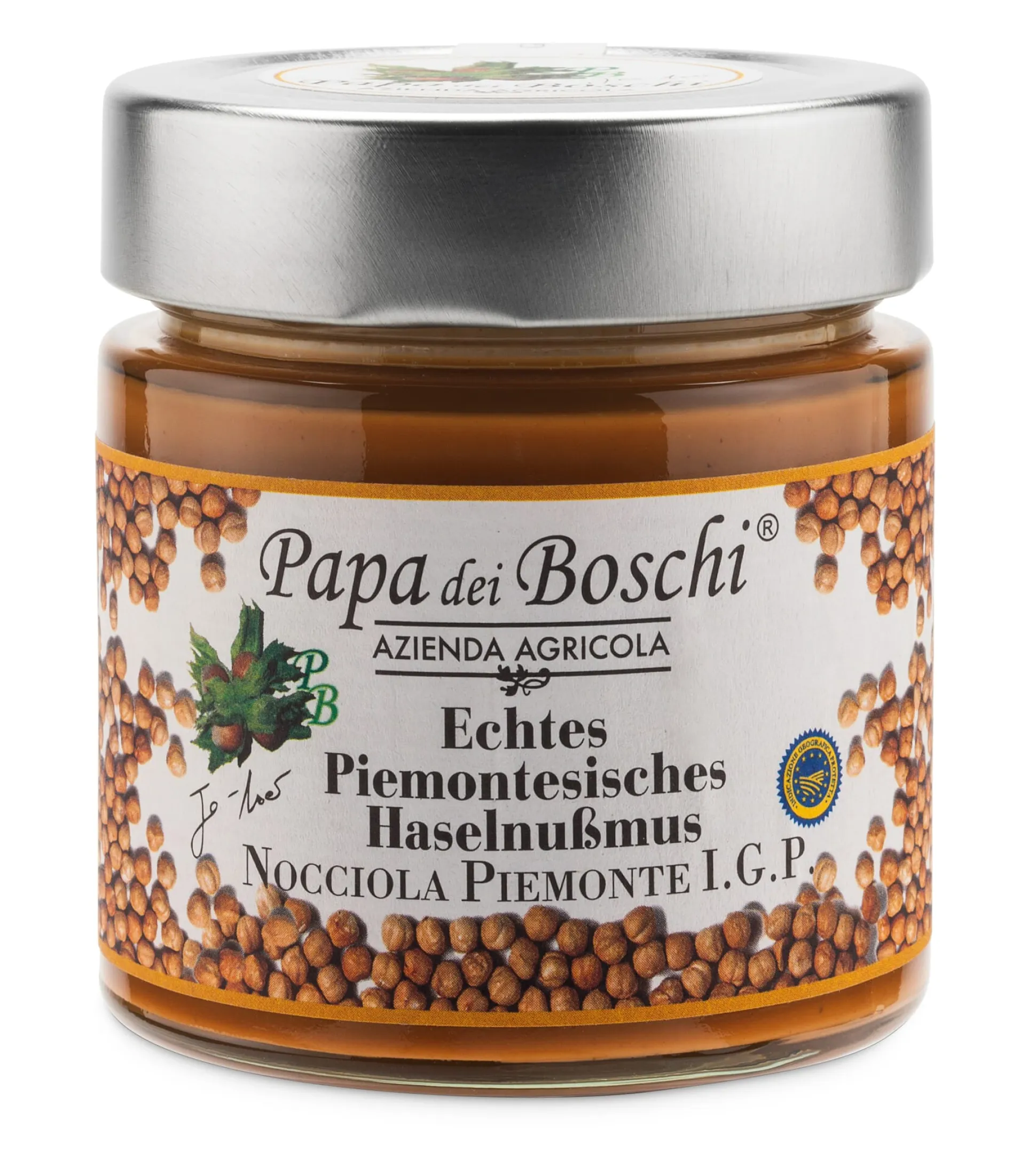 Echtes Piemontesisches Haselnussmus