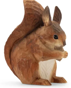 Eichhörnchen Lindenholz handgeschnitzt