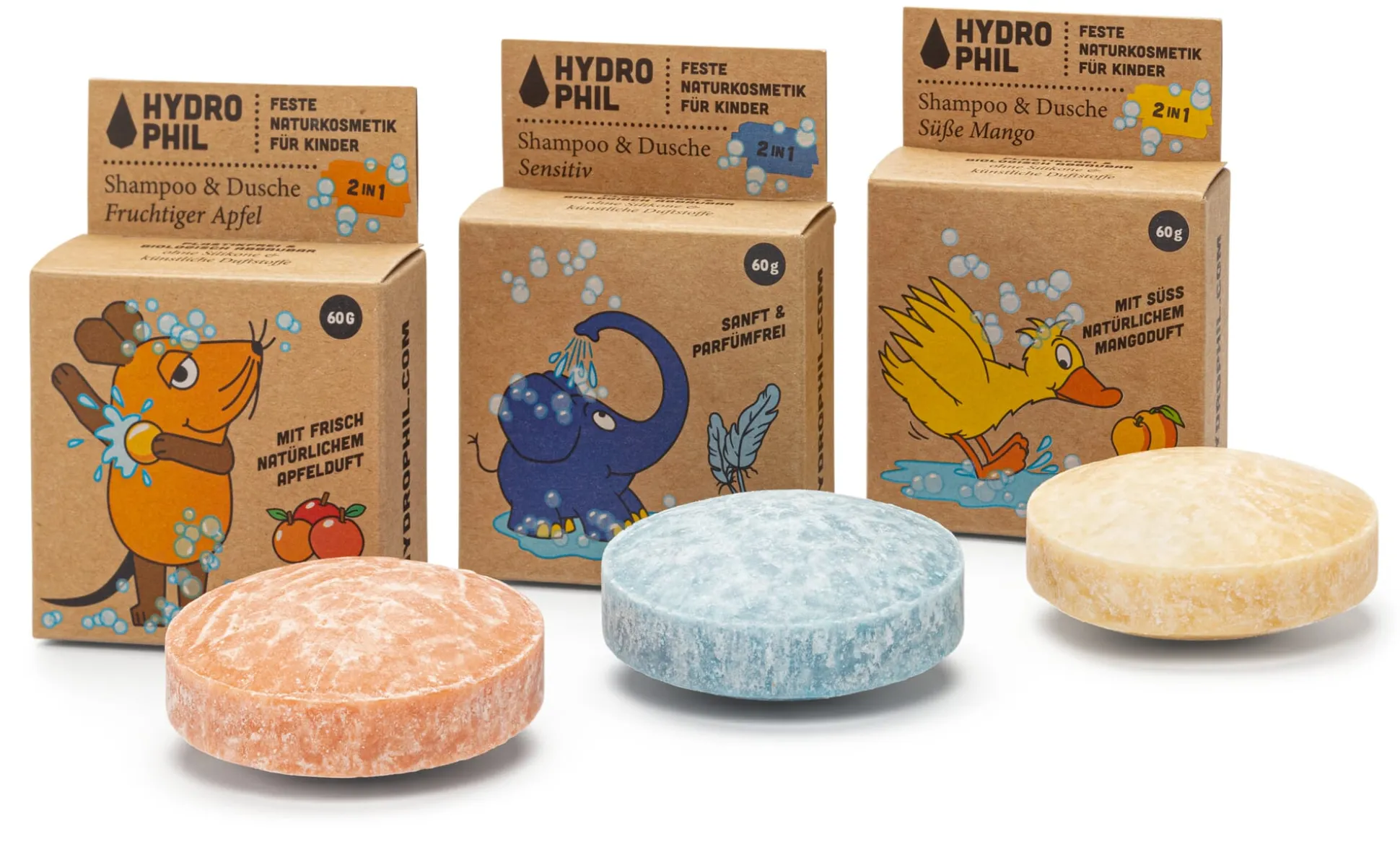 Festes Shampoo & Duschgel für Kinder