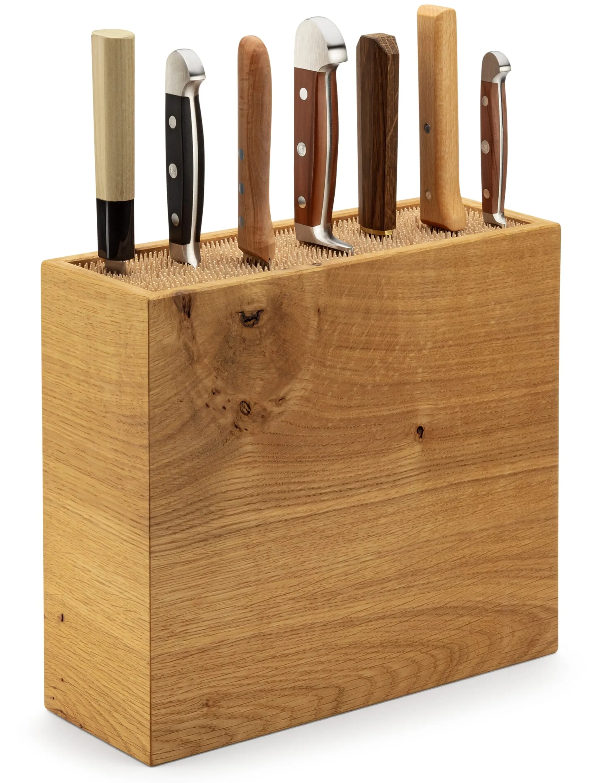 Flexibler Messerblock Eiche