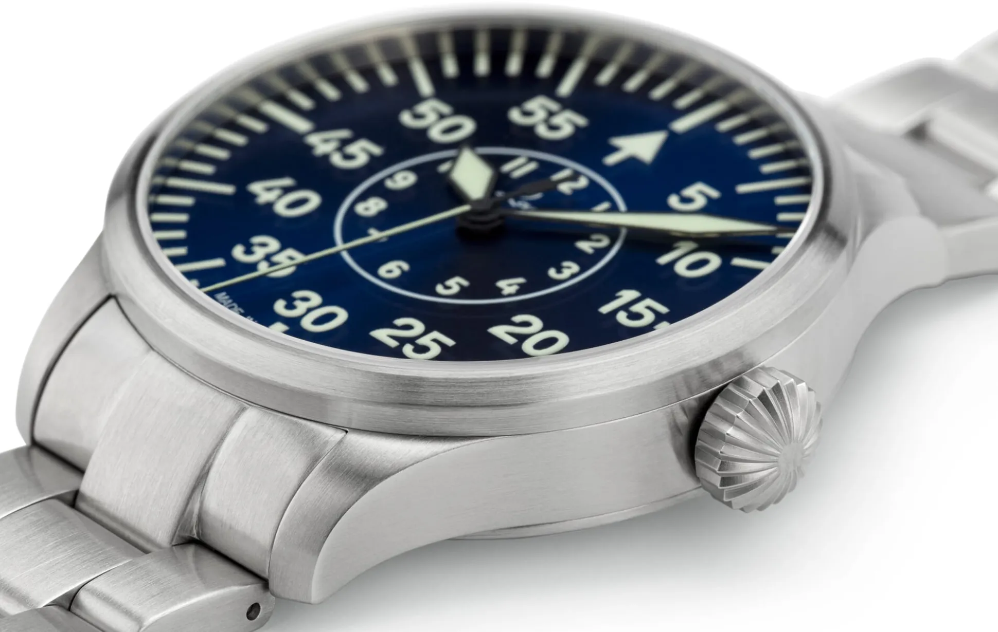 Fliegeruhr Basis Aachen Blaue Stunde Ø 42 mm Automatik