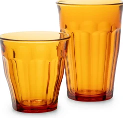 Französisches Bistroglas Amber