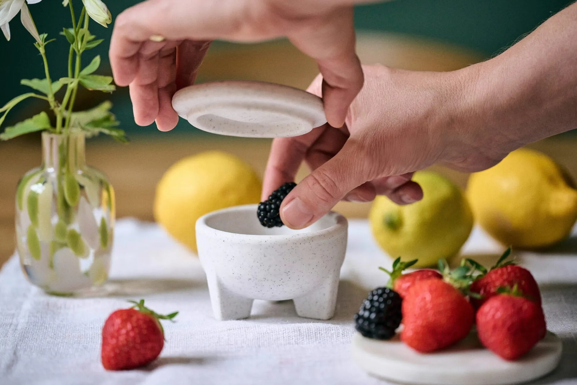 Fruchtfliegen-Lebendfalle Naturporzellan