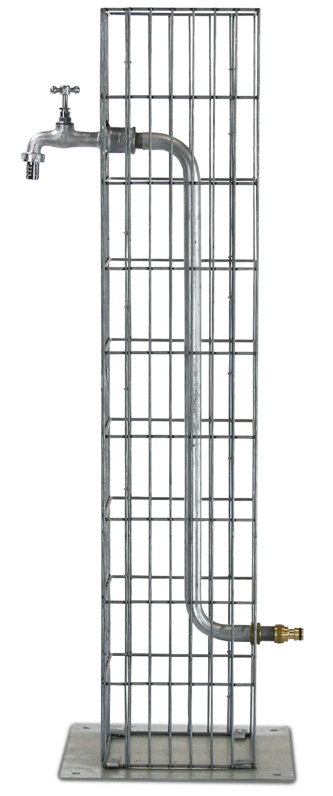 Gabionen-Wasserzapfsäule