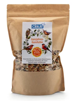 Ganzjahres-Basisfutter für Gartenvögel