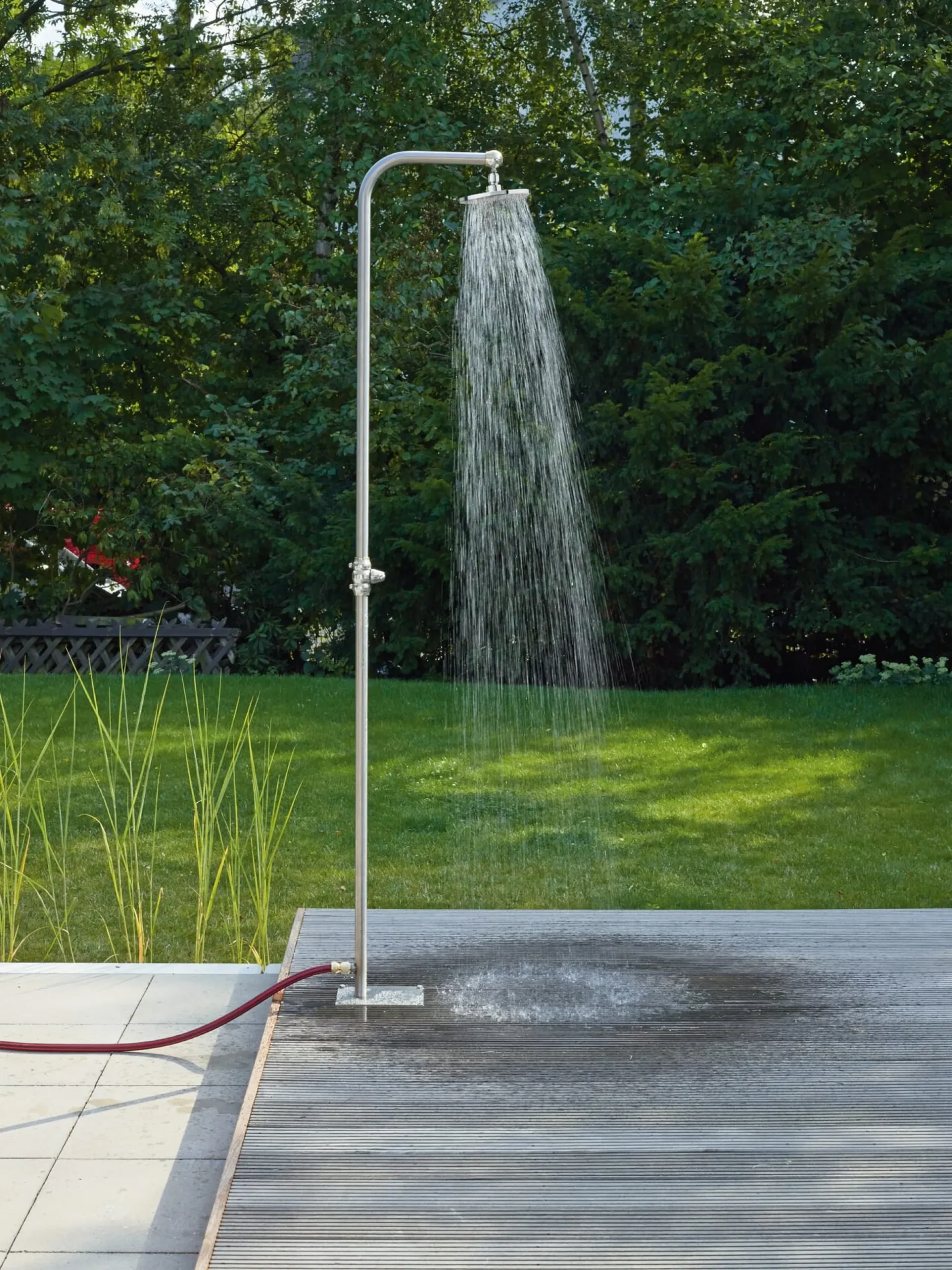 Gartendusche Edelstahl