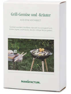 Gemüse anbauen im Hochbeet - Gemüse und Kräuter zum Grillen