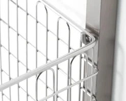 Gitterkorb zu Regalsystem Inox