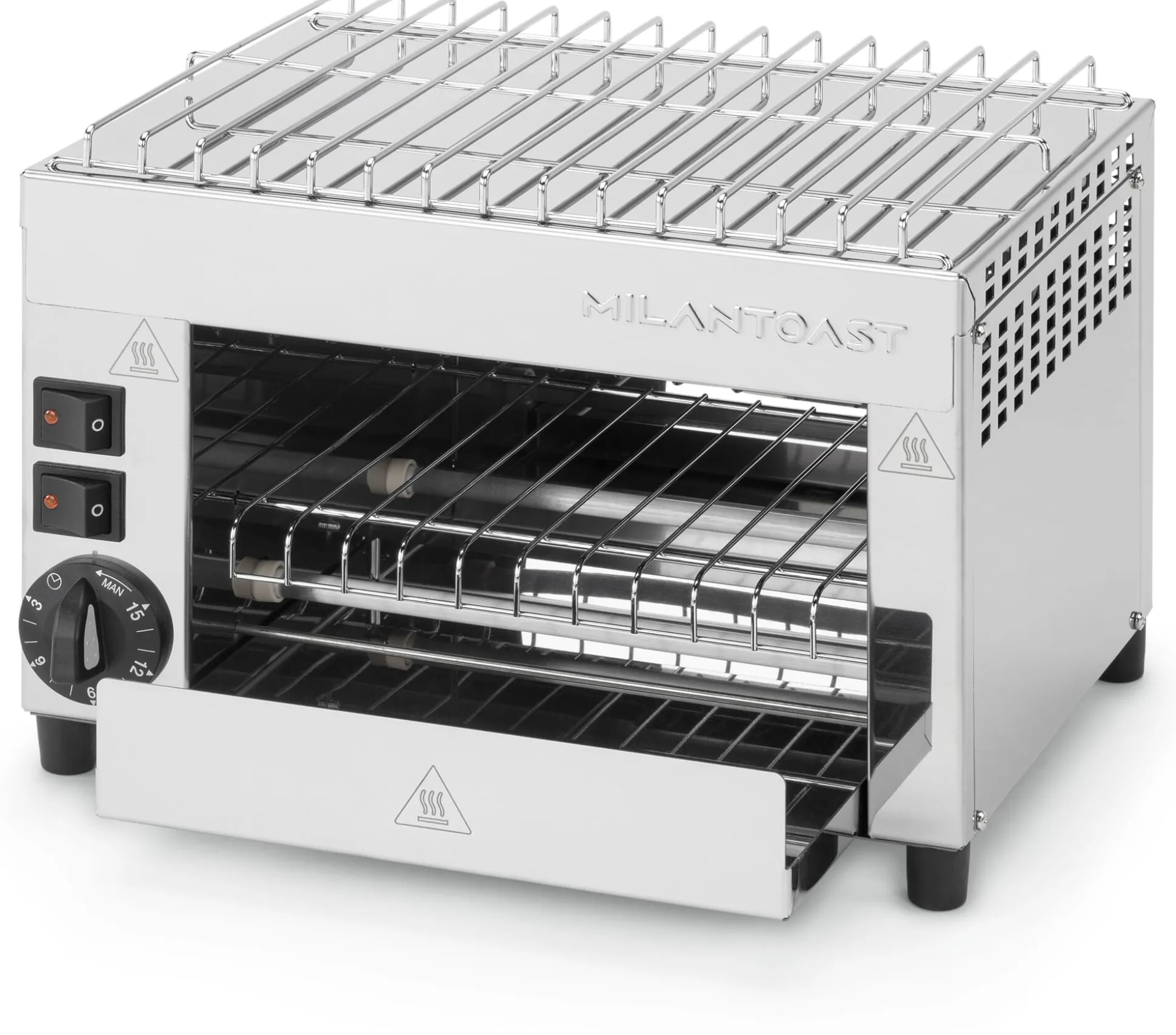 Grill-Toaster mit Quarzstrahlern