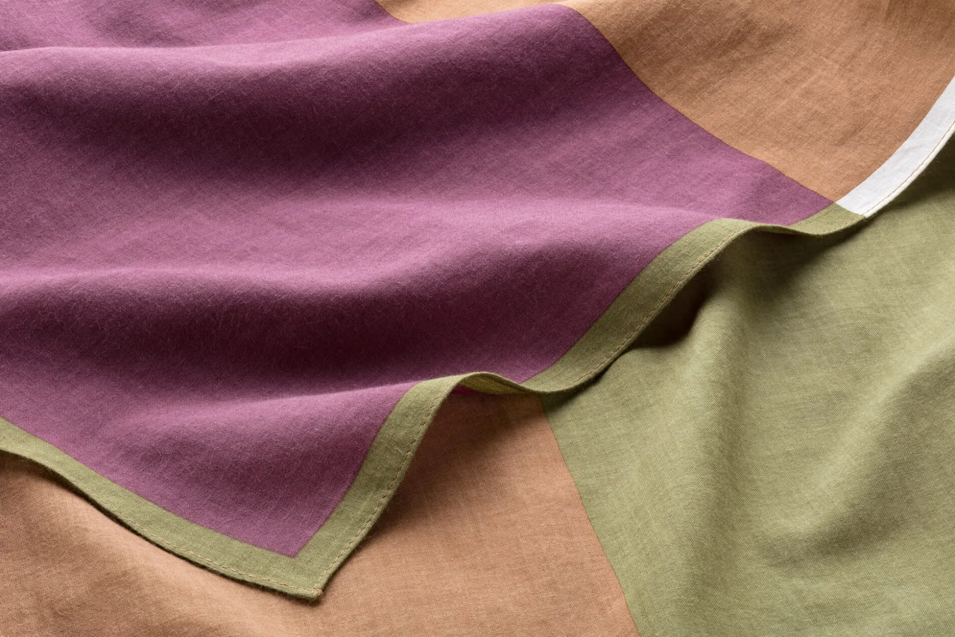 Halstuch N° 717 Blockmuster, Multicolor