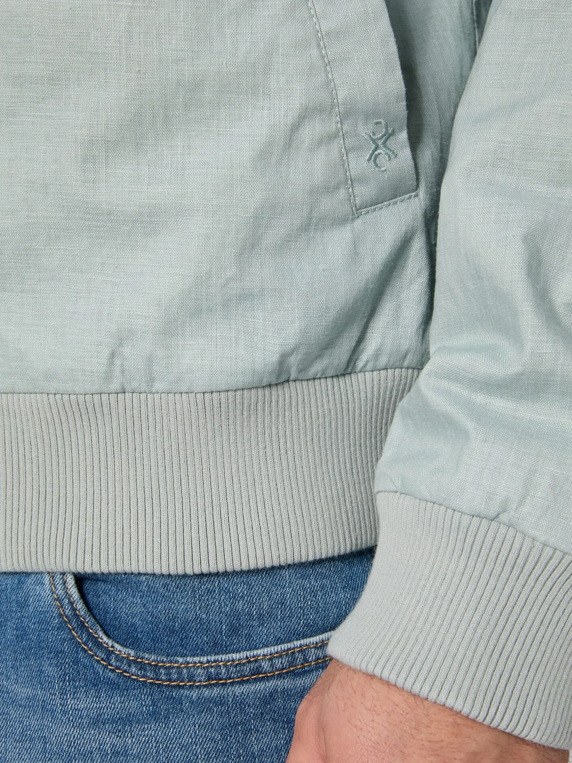 Herrenblouson Leinen