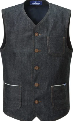 Herren-Denimweste