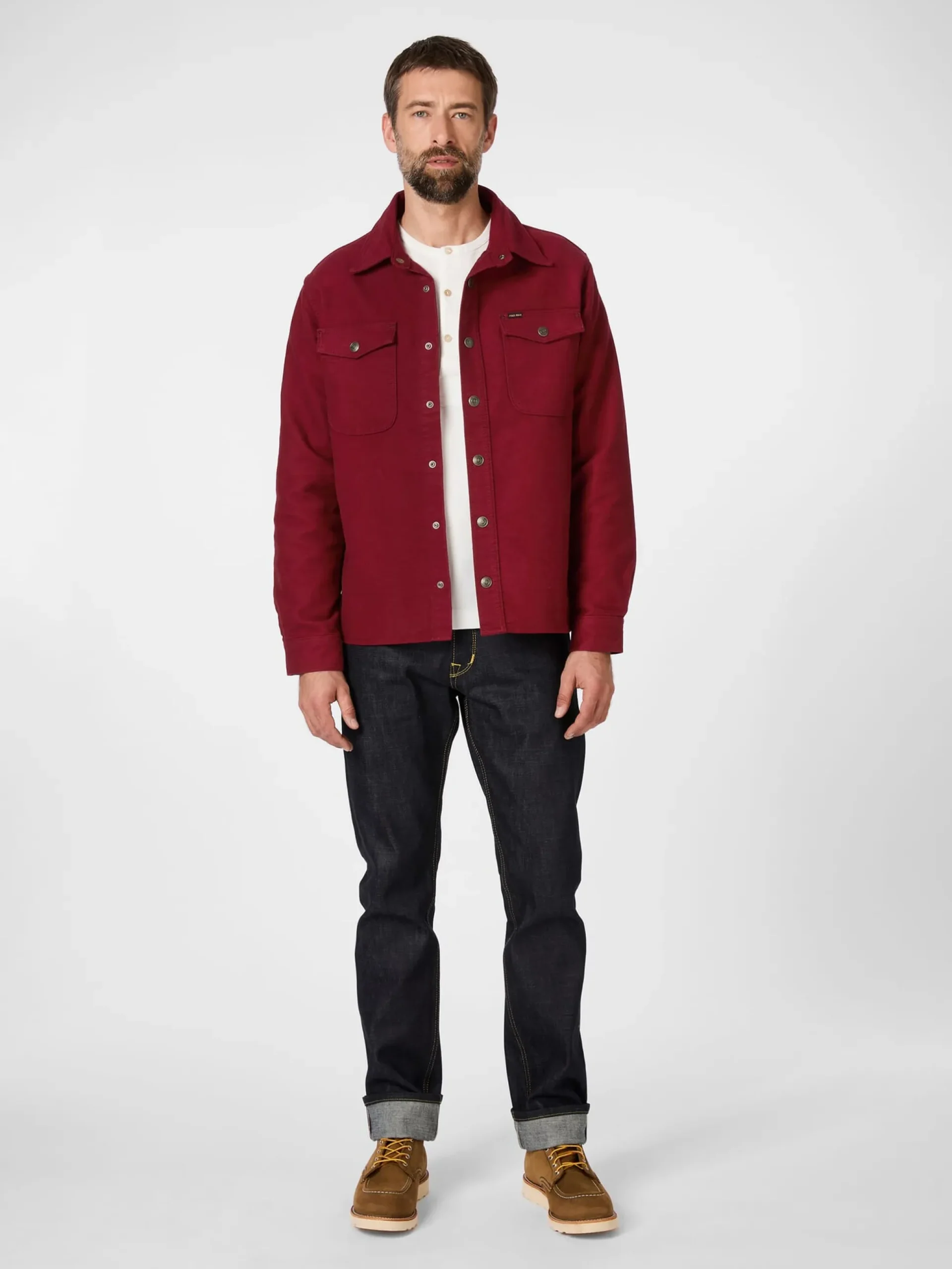 Herren-Hemdjacke Moleskin