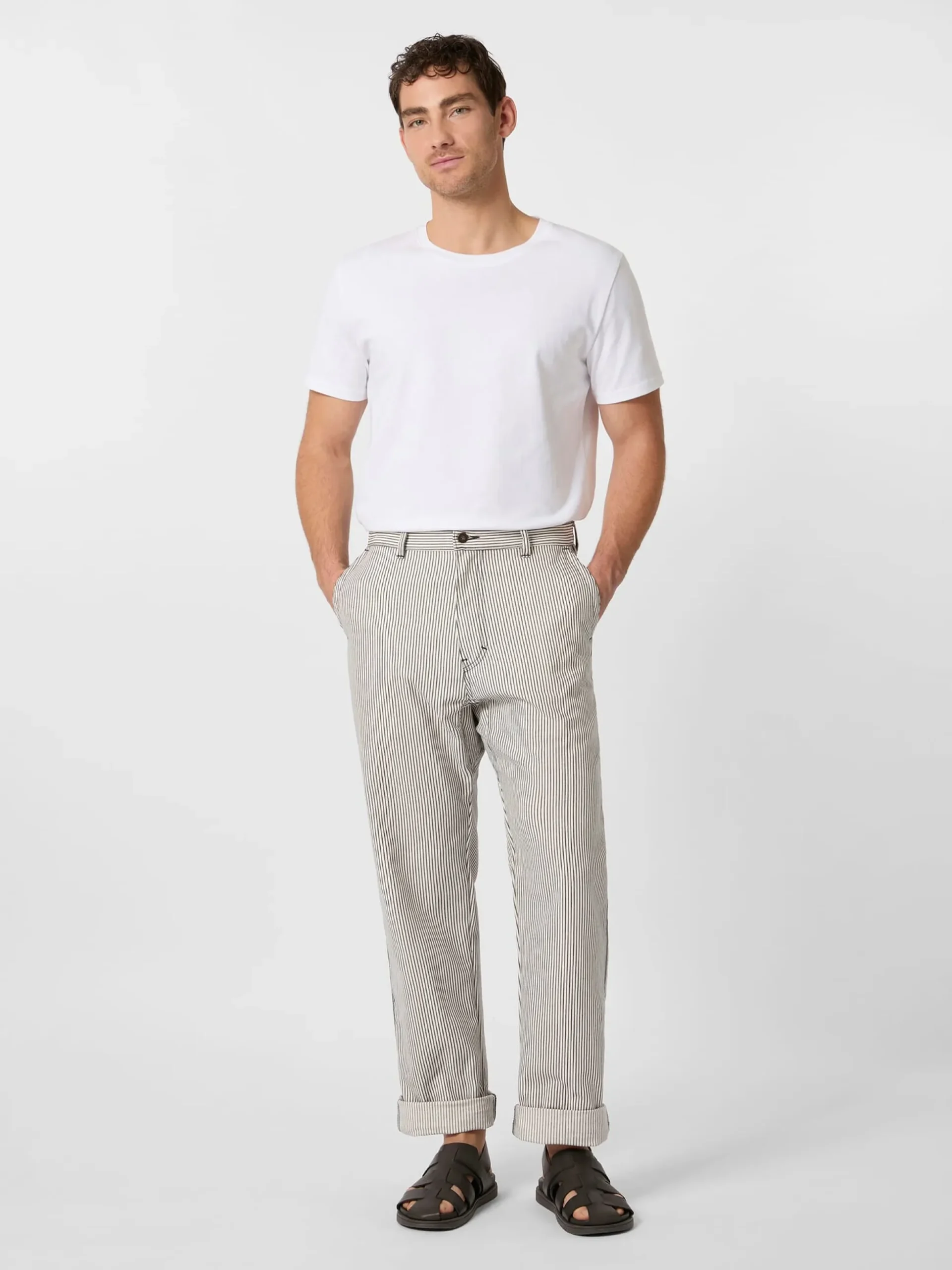 Herrenhose gestreift