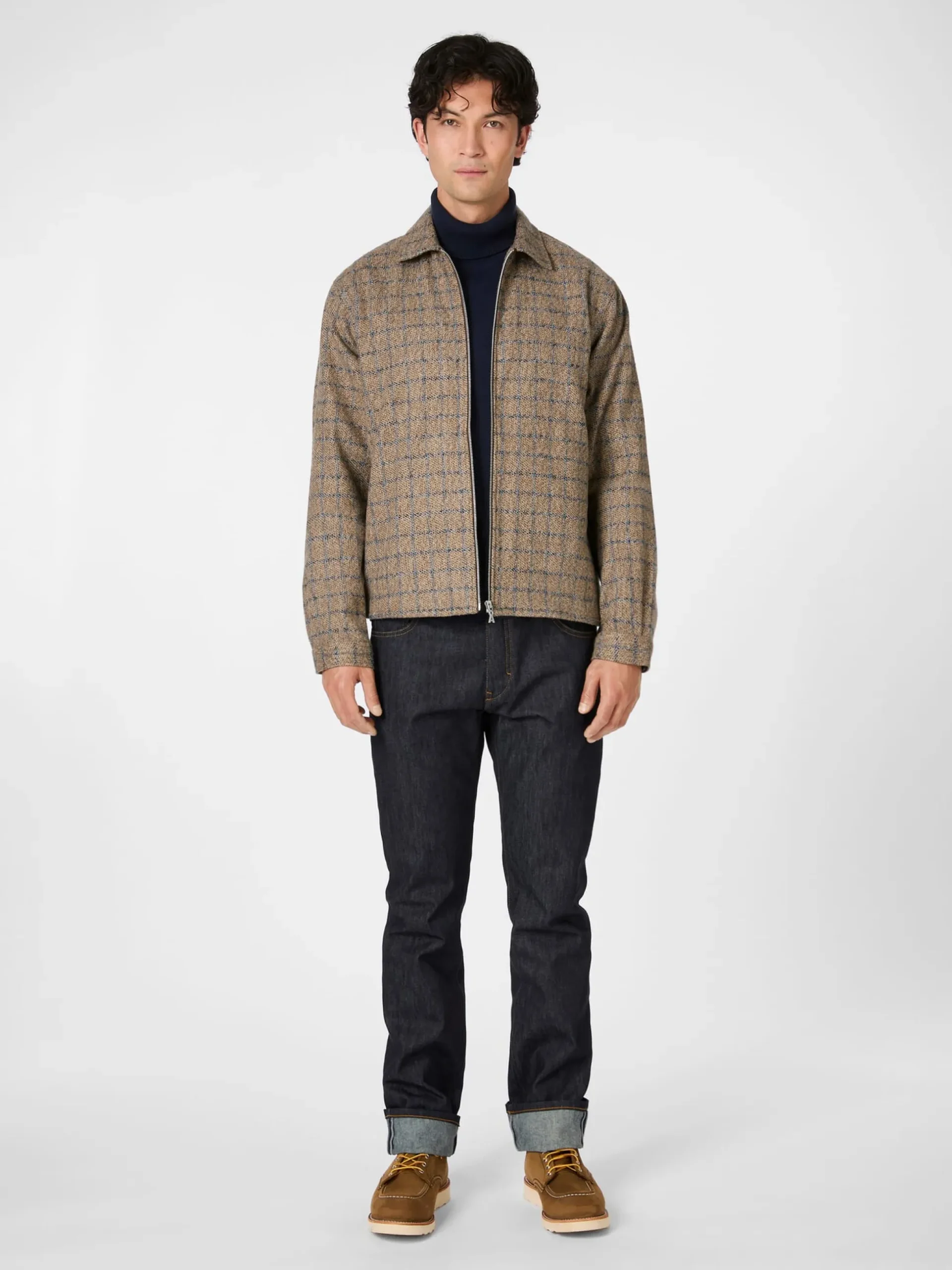 Herrenjacke mit Zipper