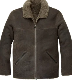 Herren-Lammfelljacke