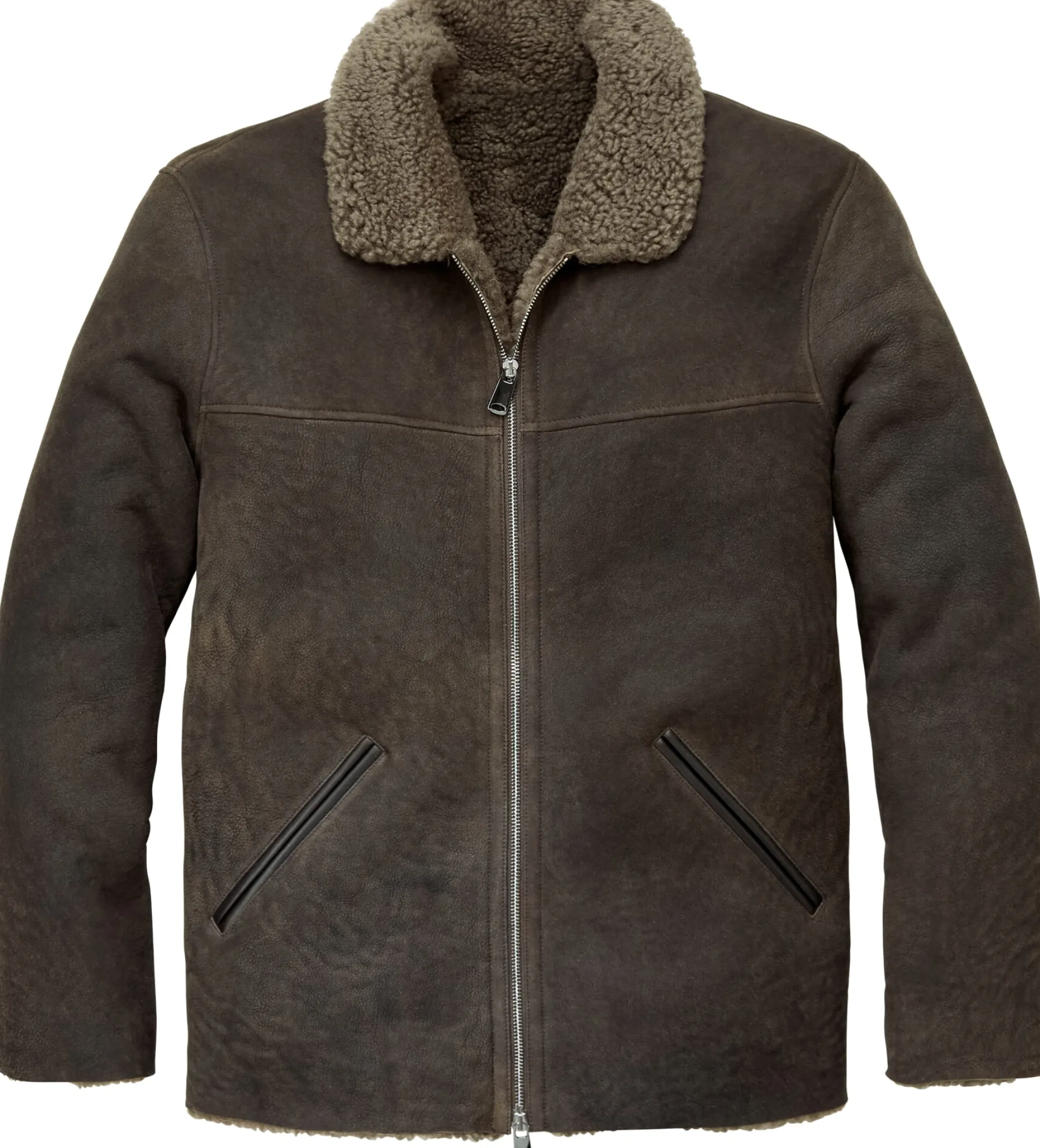 Herren-Lammfelljacke
