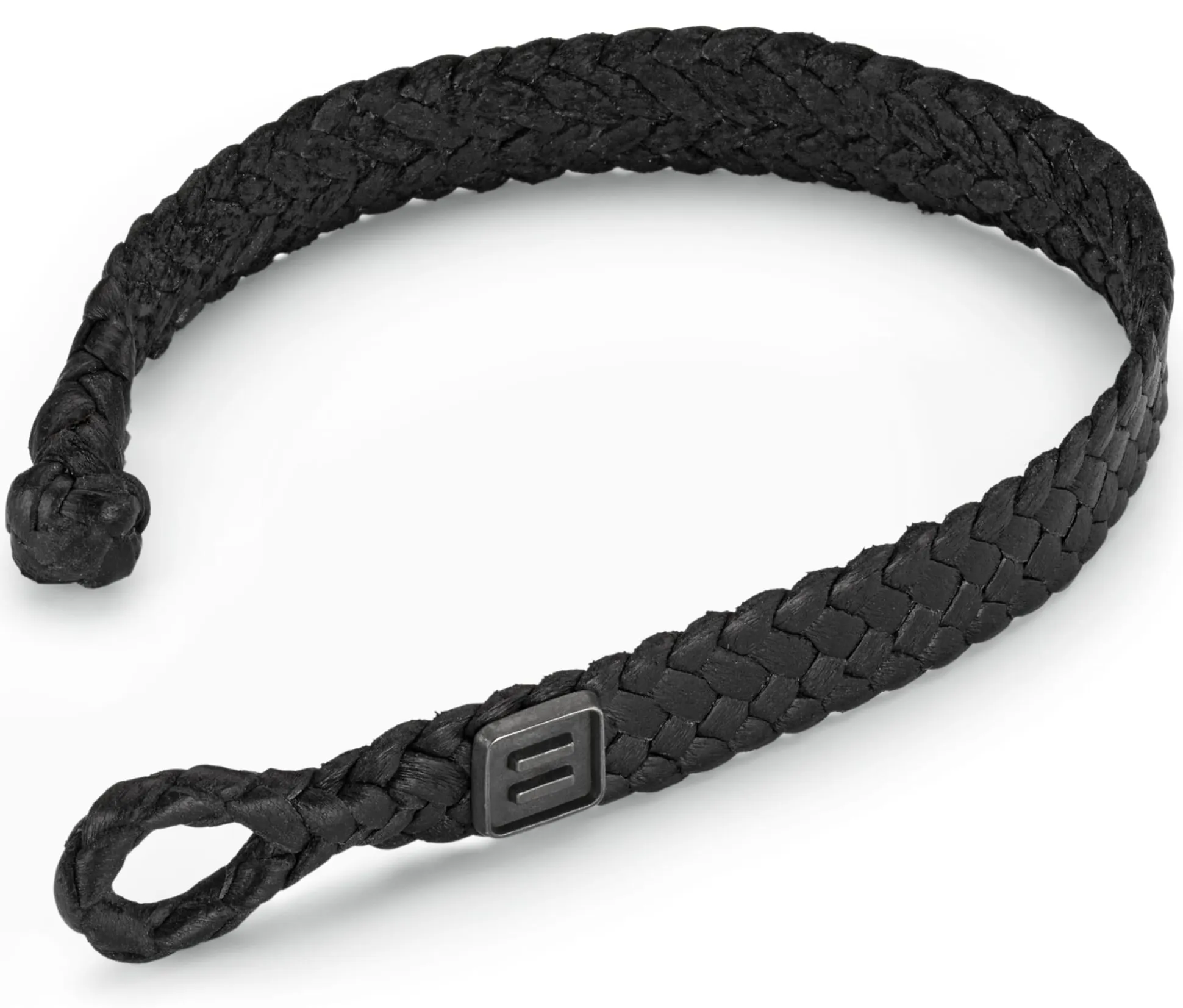 Herren-Lederarmband geflochten
