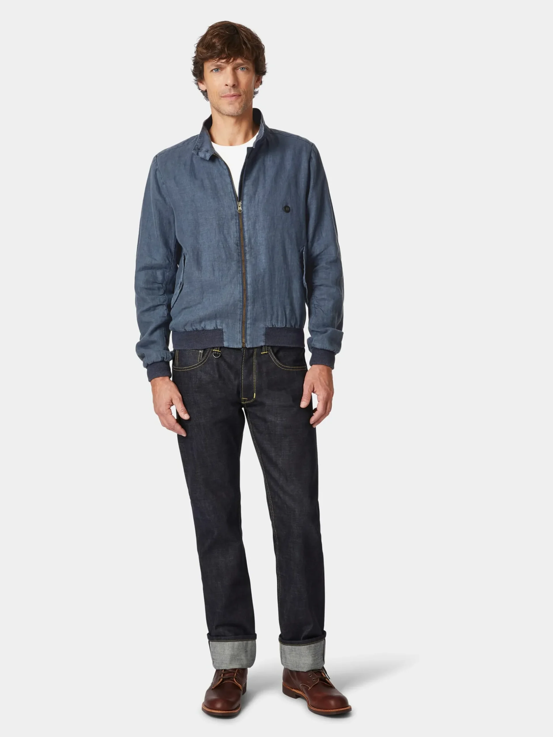 Herren-Leinenblouson
