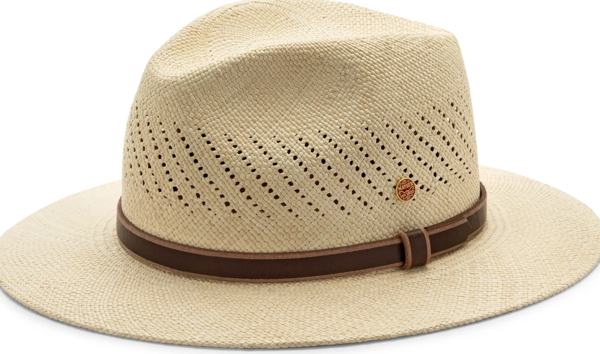 Herren-Panamahut mit Lederband
