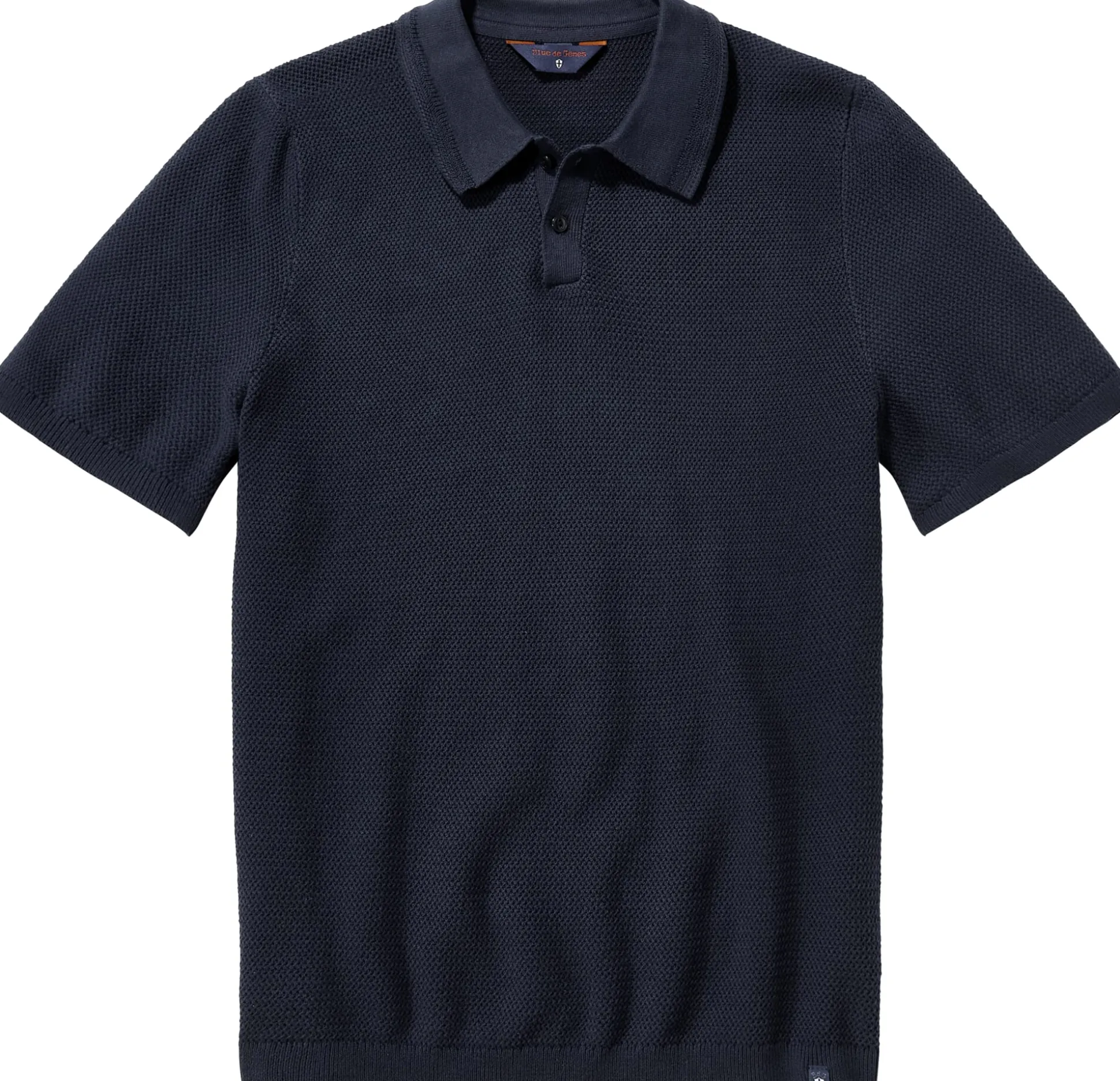 Herren-Poloshirt gestrickt