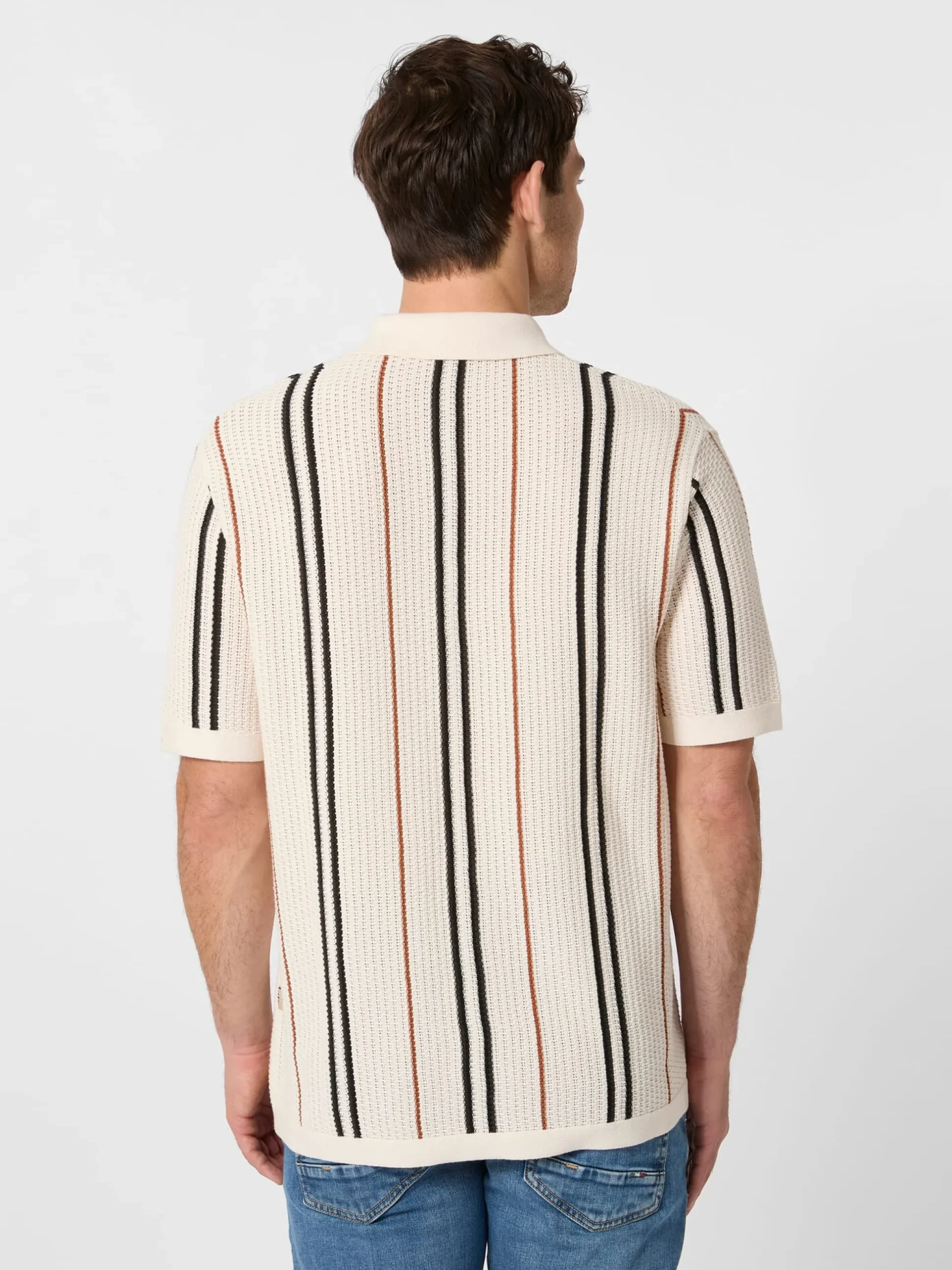 Herren-Poloshirt Knopfleiste