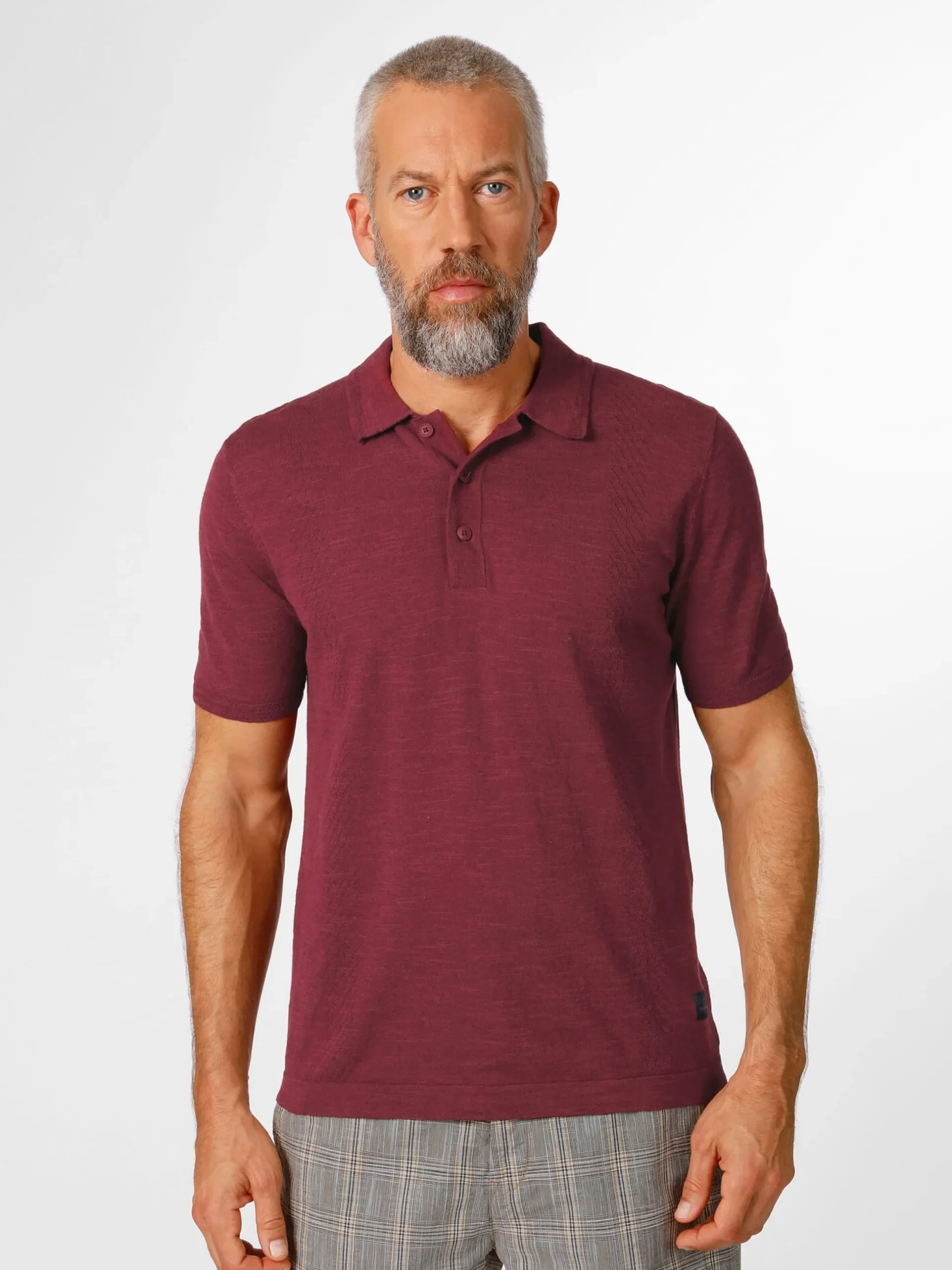 Herren-Poloshirt mit Muster
