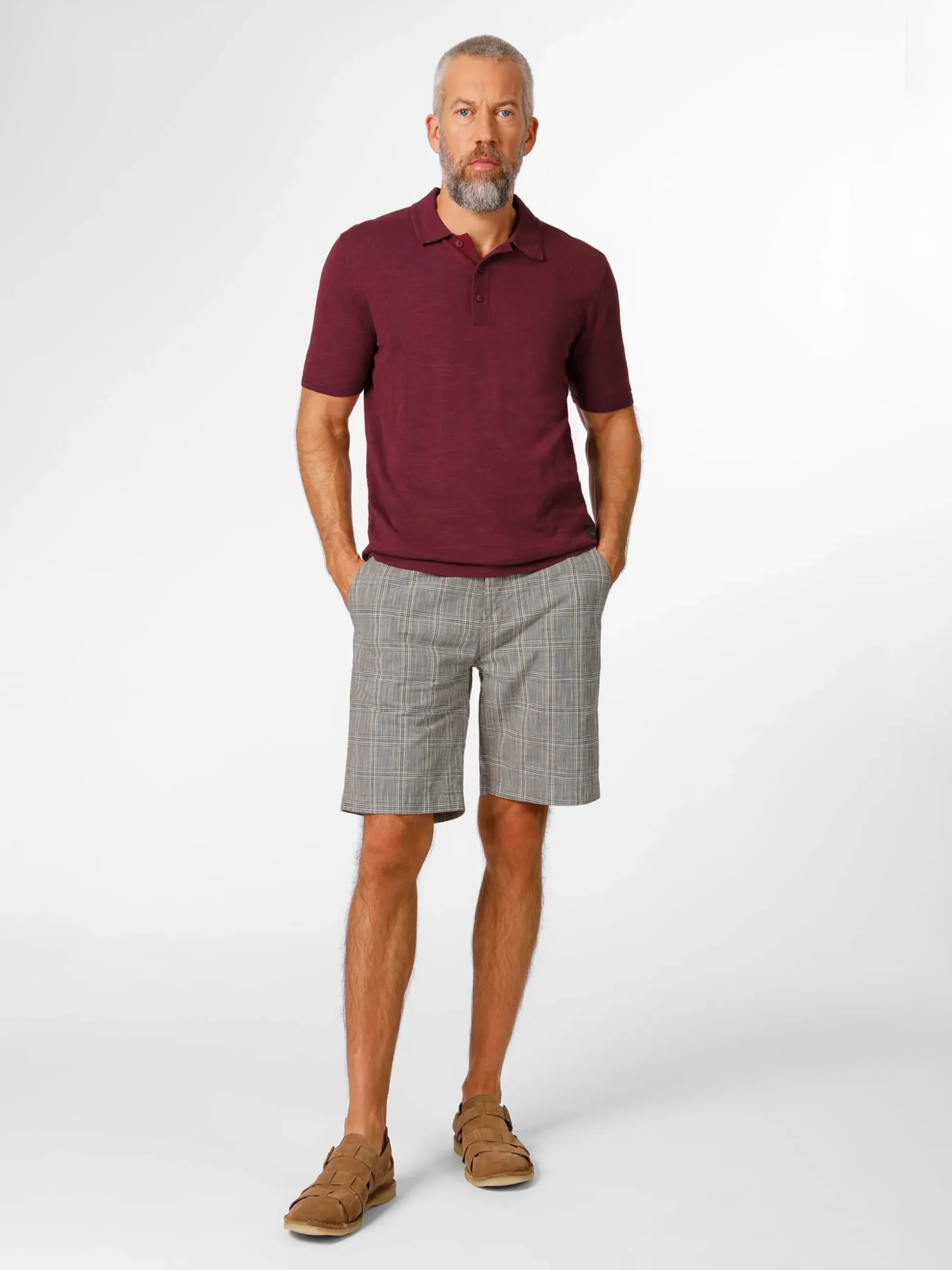 Herren-Poloshirt mit Muster