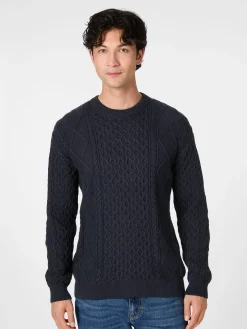 Herrenpullover Aranmuster