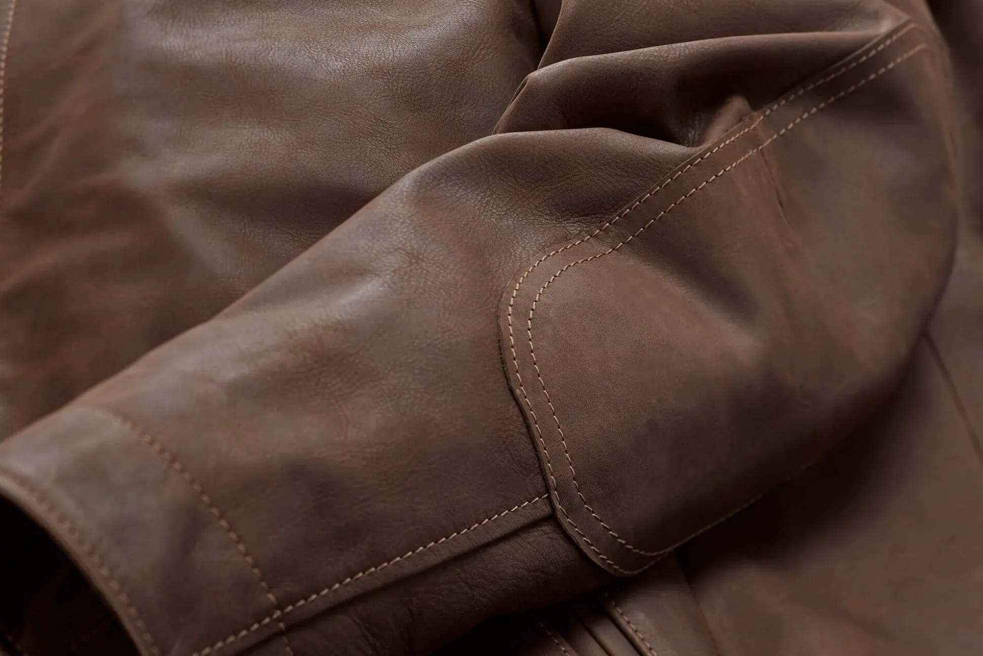 Herren-Rindlederjacke
