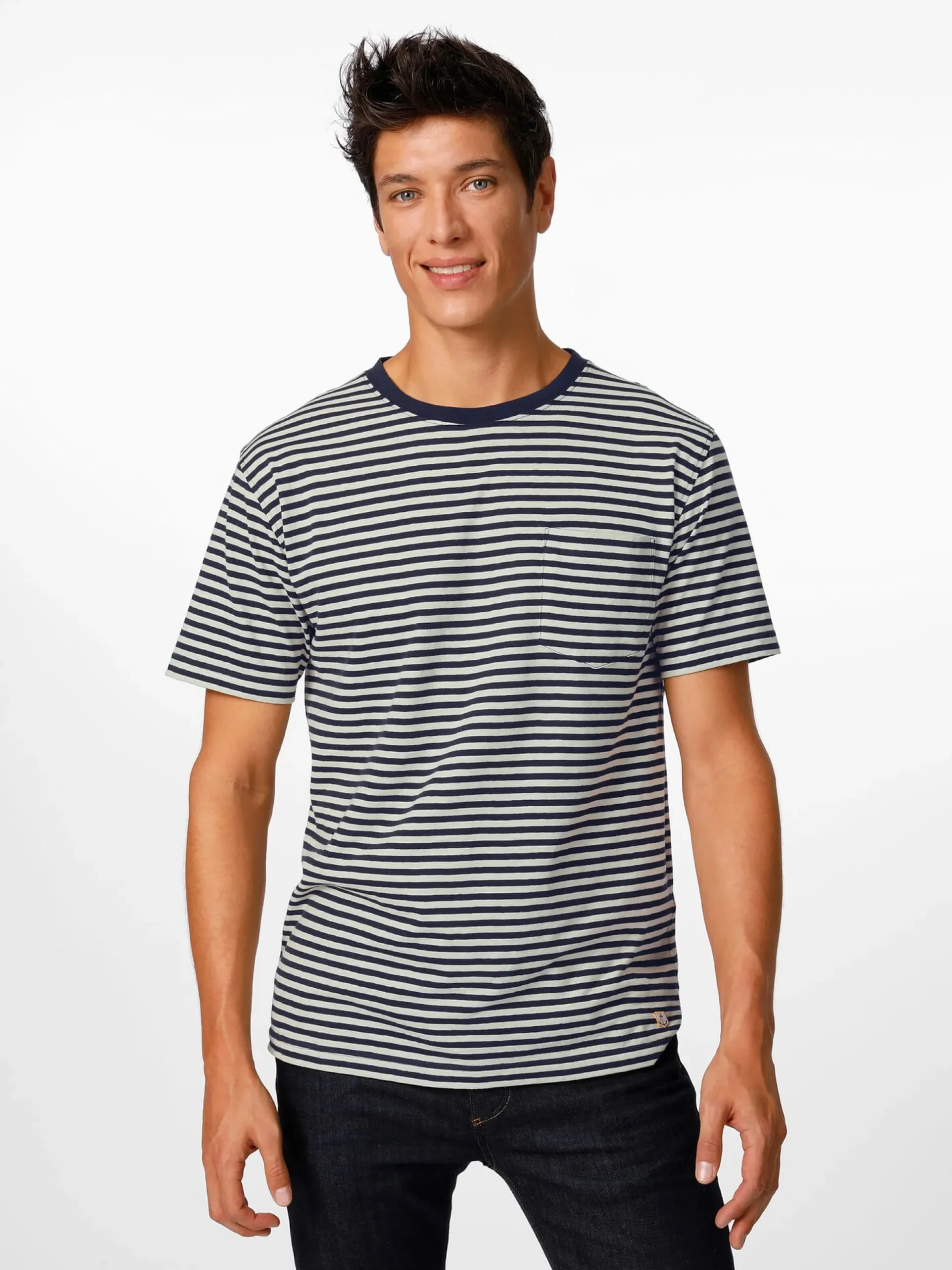 Herren-Ringel-T-Shirt