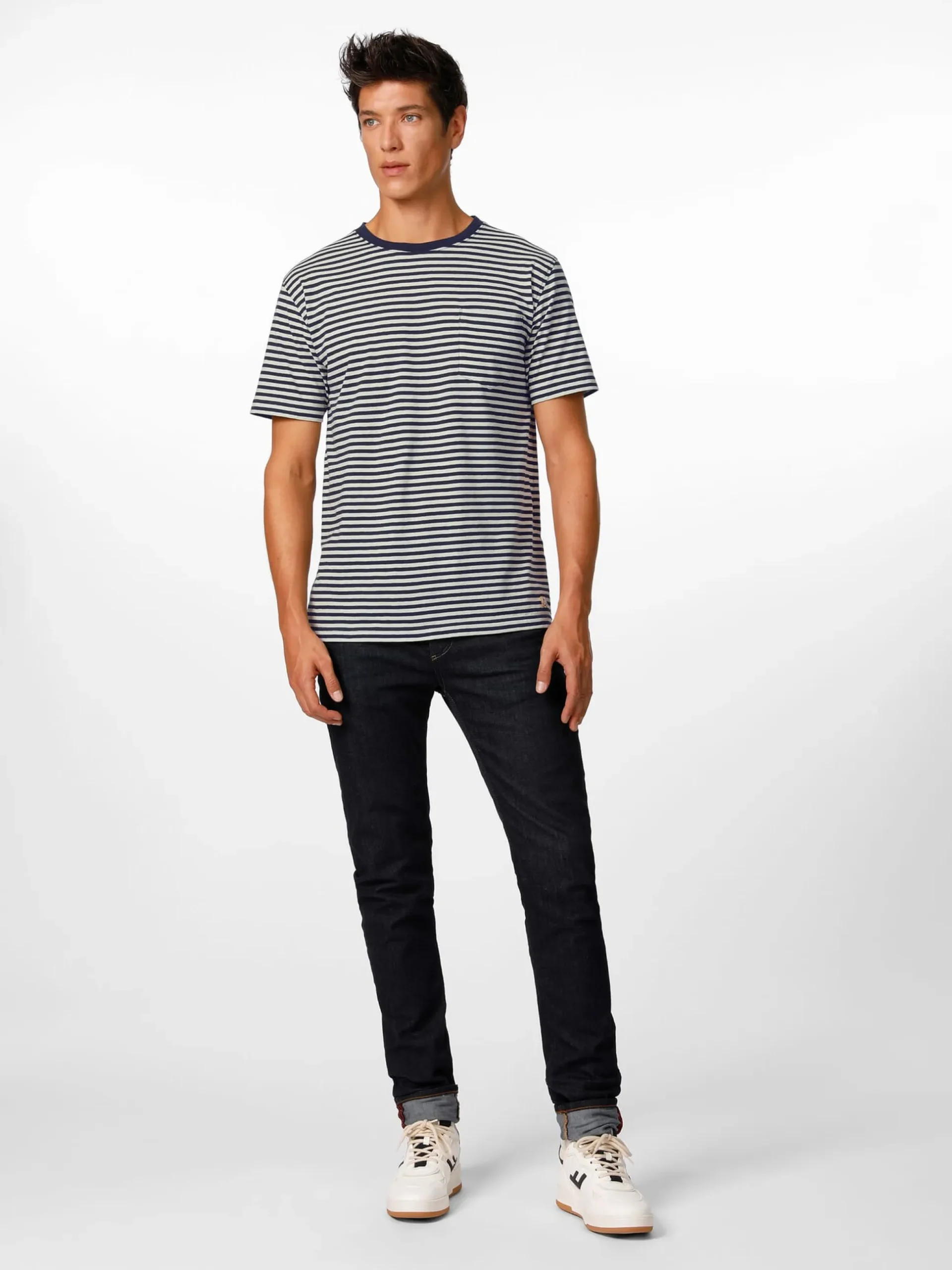 Herren-Ringel-T-Shirt