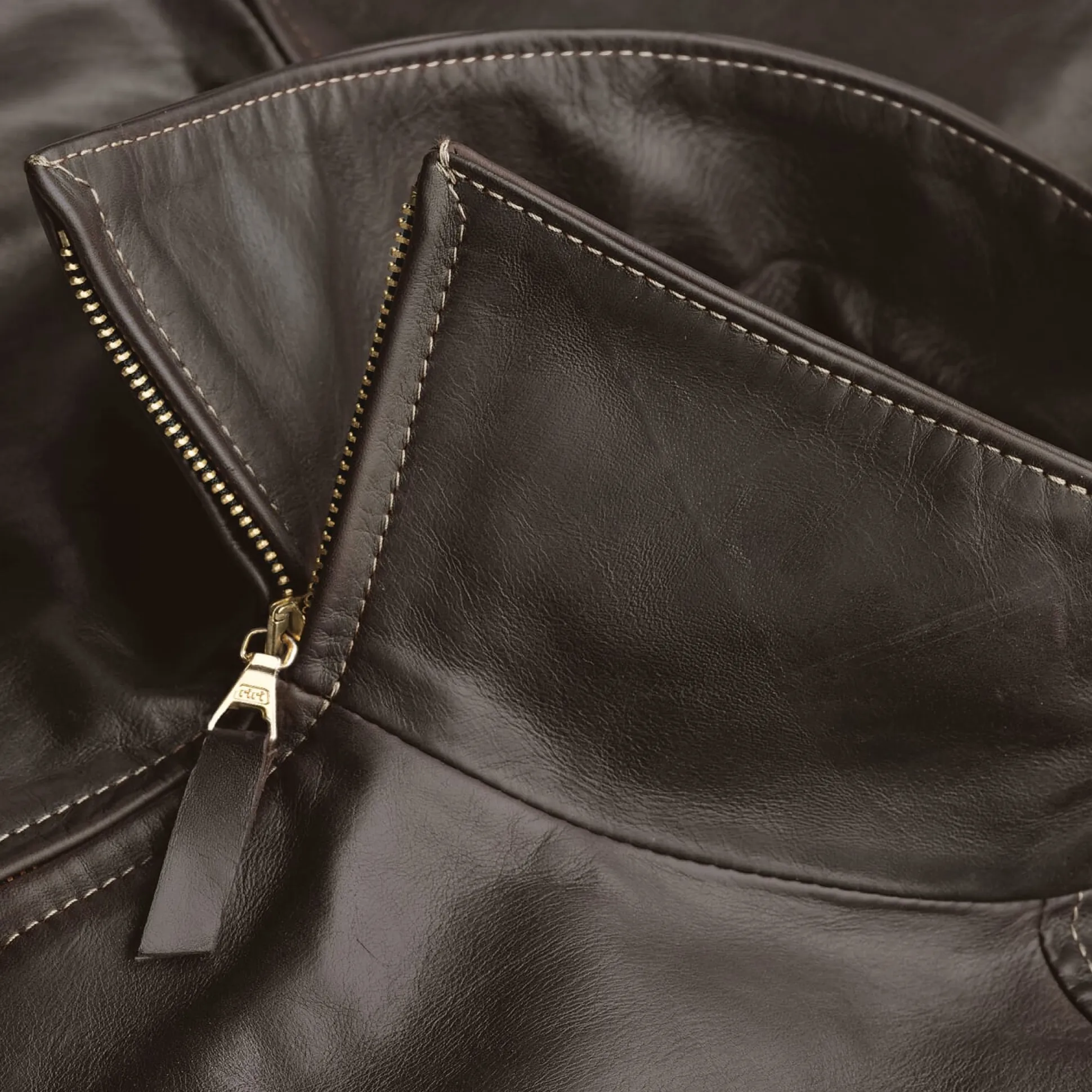 Herren-Roadsterjacke Pferdeleder