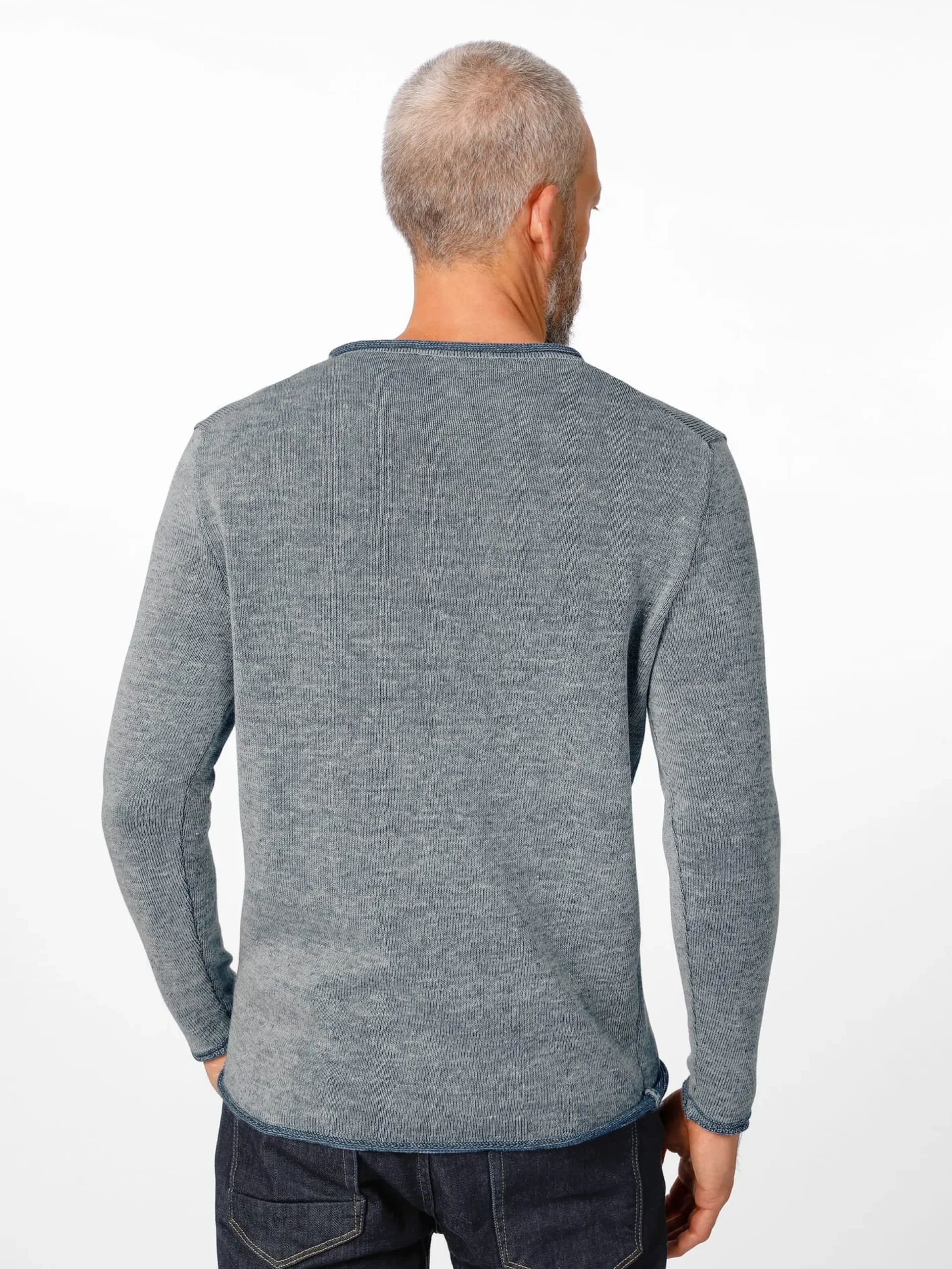 Herren-Rundhalspullover