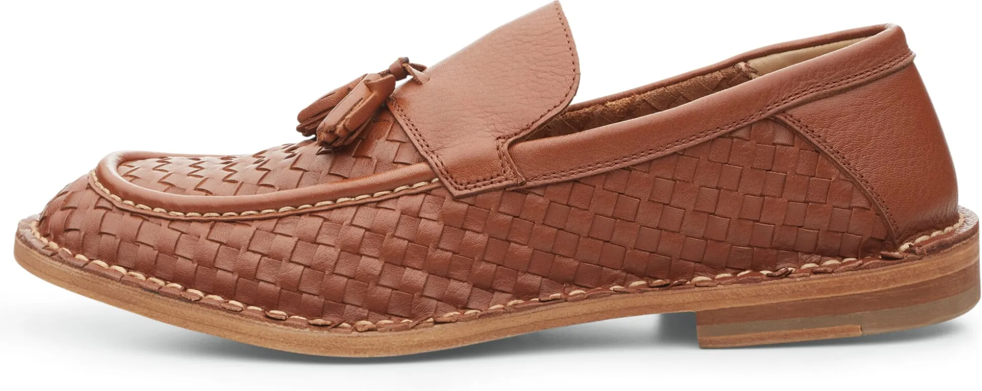 Herrenschuh geflochten
