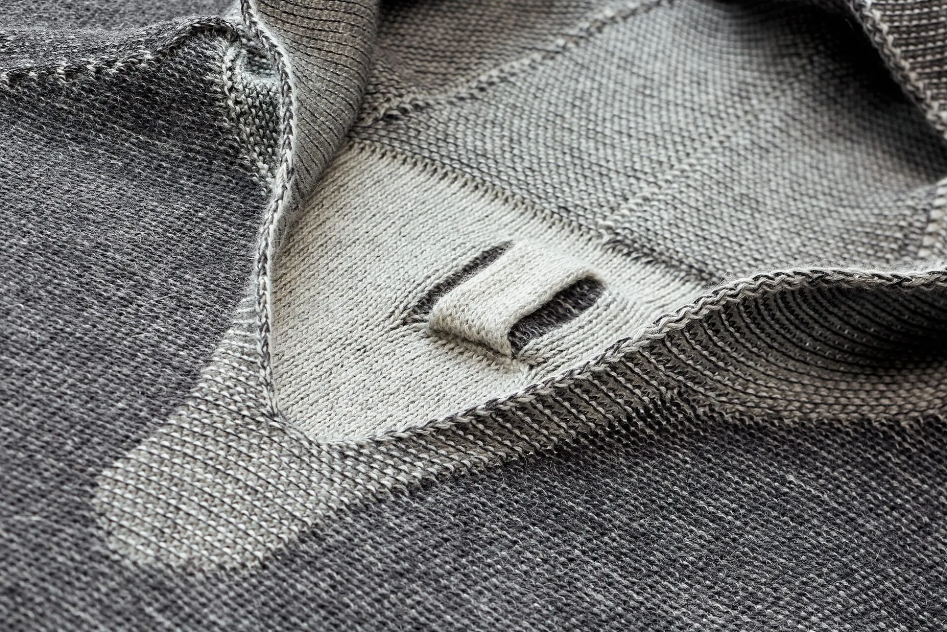 Herren-Strickhoodie