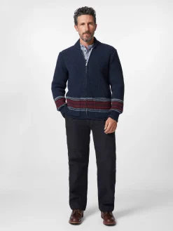 Herren-Strickjacke Folk