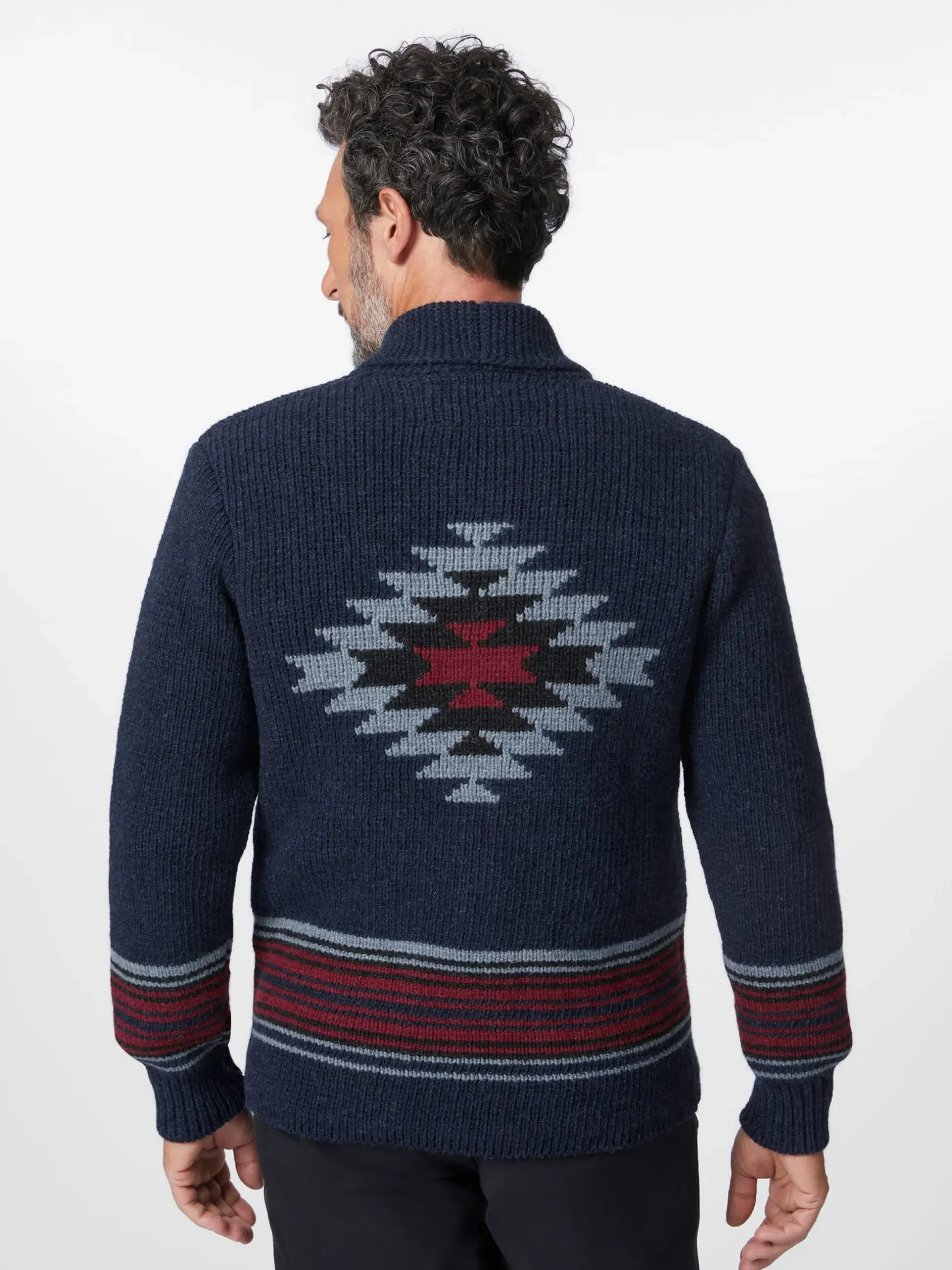 Herren-Strickjacke Folk