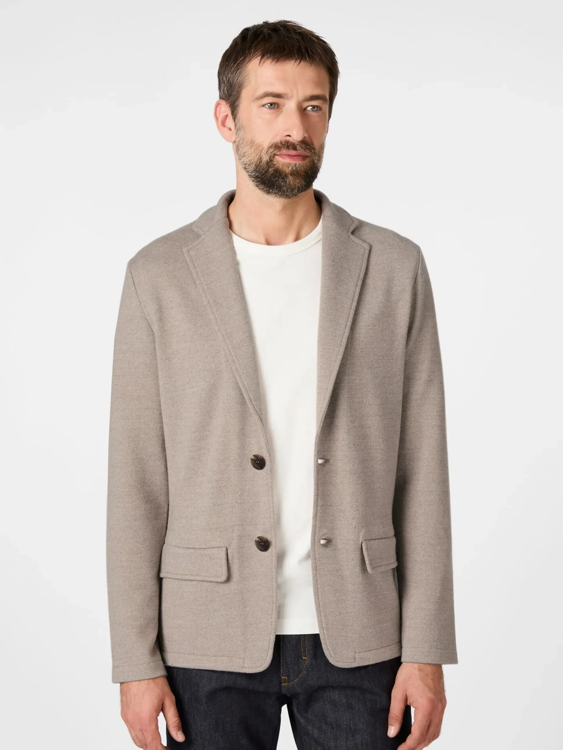 Herren-Stricksakko